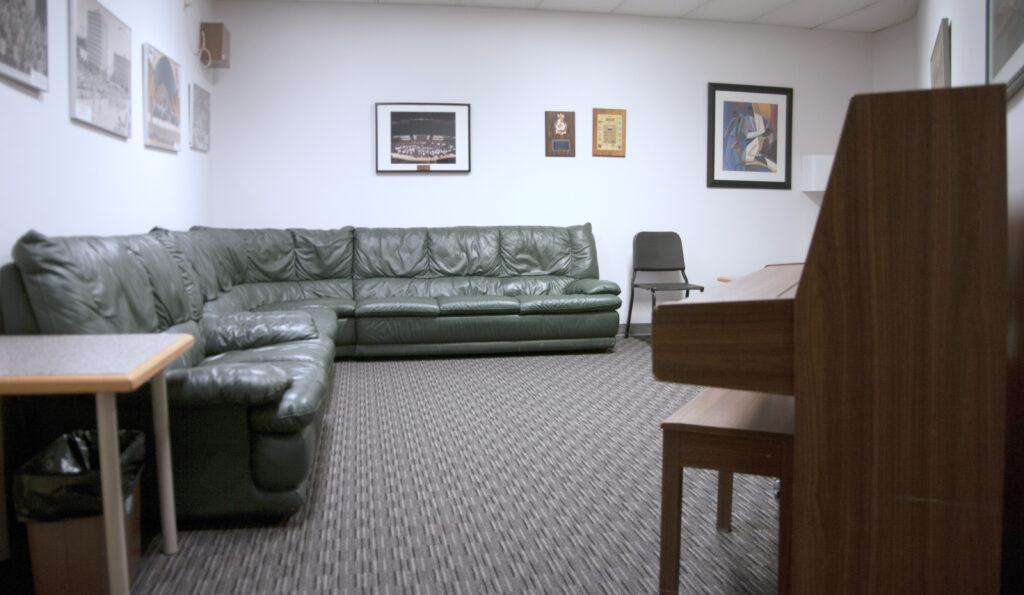 green room interior